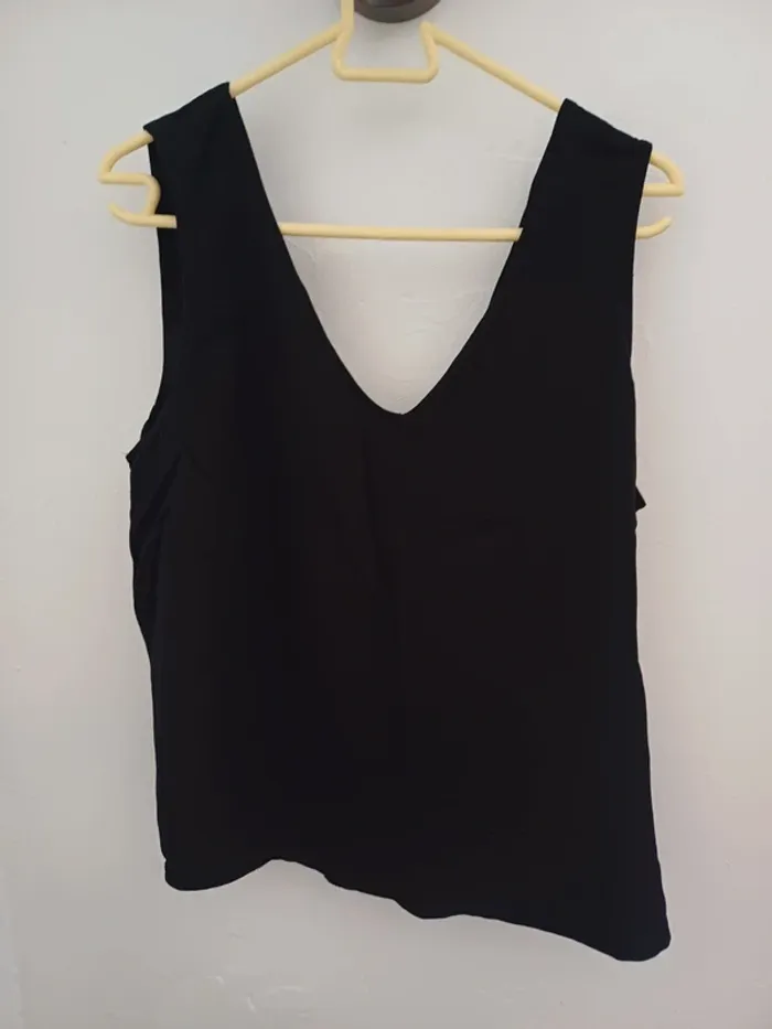 T-shirt débardeur Lacet Camaïeu
