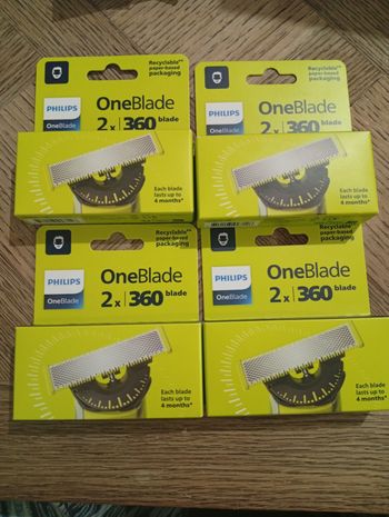 Lot de 4*2 lames oneblade à 55€