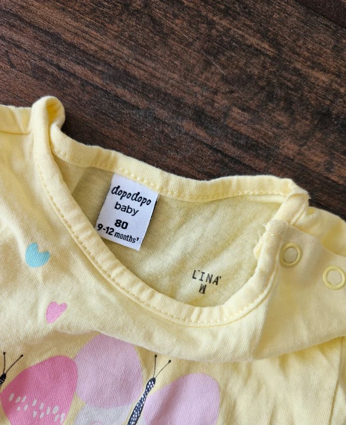 Robe jaune bébé fille 18mois - photo numéro 3