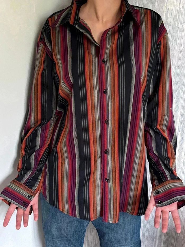 Chemise à rayure taille 40 marque npo•