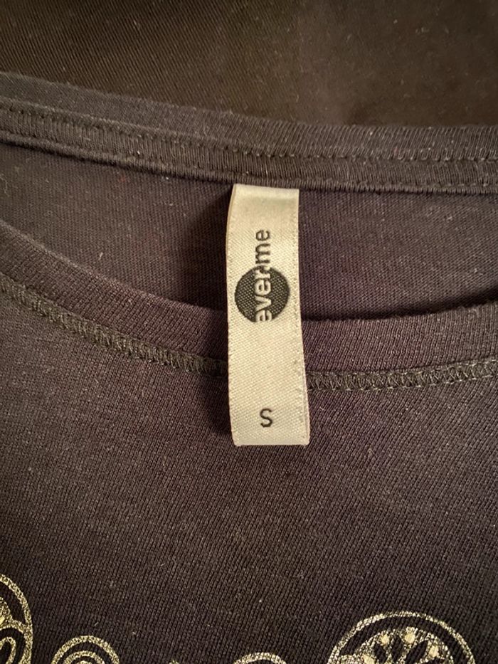 Pull fin /T-shirt manches longues Everme Taille S - photo numéro 3