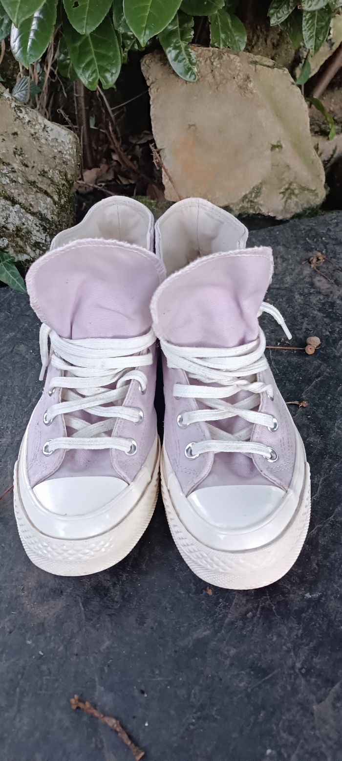 Converse fleuries - photo numéro 3
