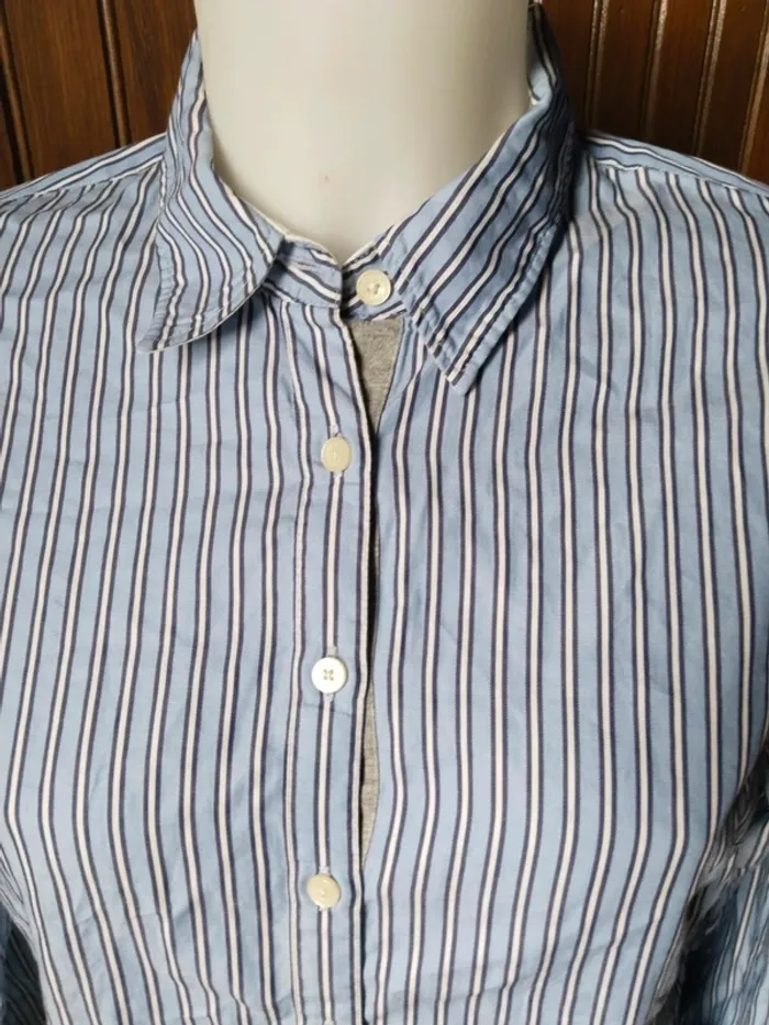 Jolie chemise femme rayée de marque Tommy Hilfiger taille 36 - photo numéro 4