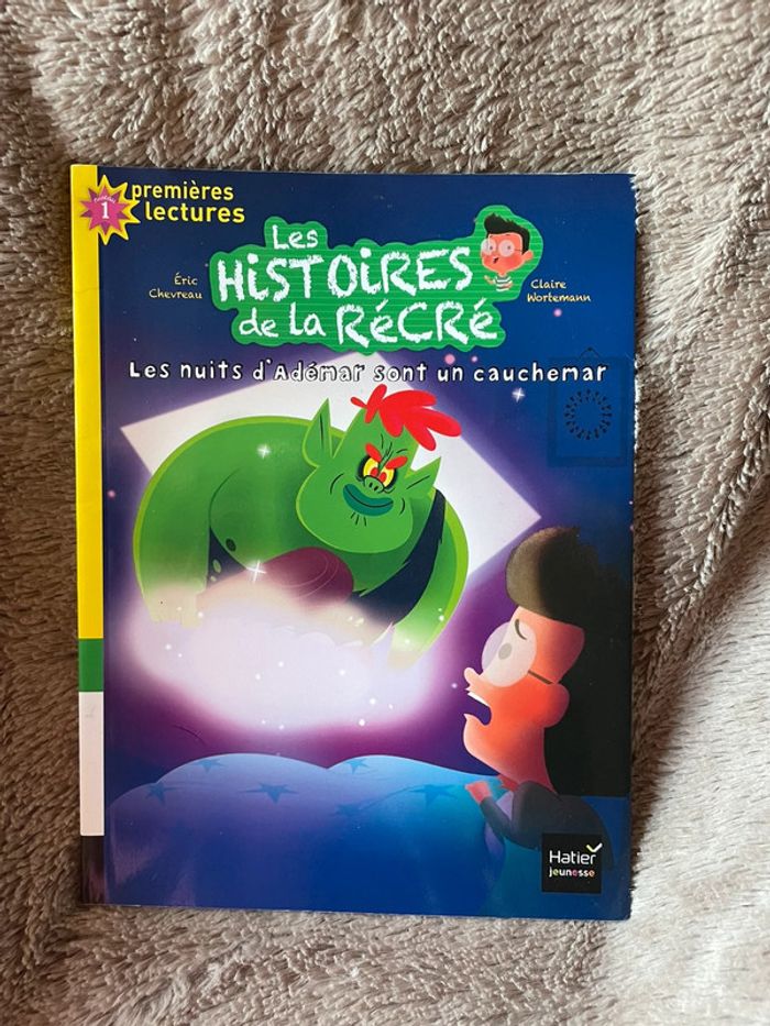 Livre les histoires de la recrées: les nuits d’Adélaïde sont un cauchemar