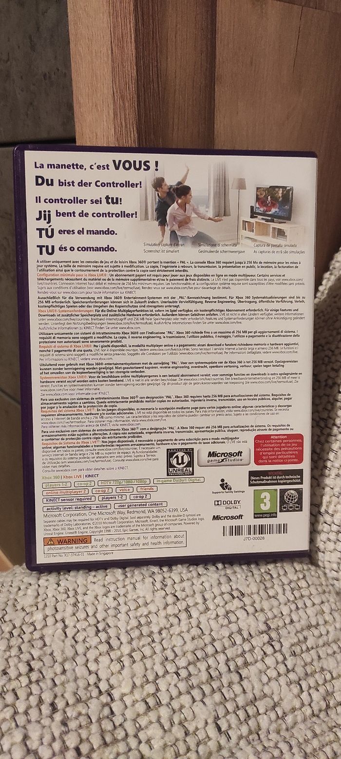 Jeu Xbox 360 kinect adventures - photo numéro 2