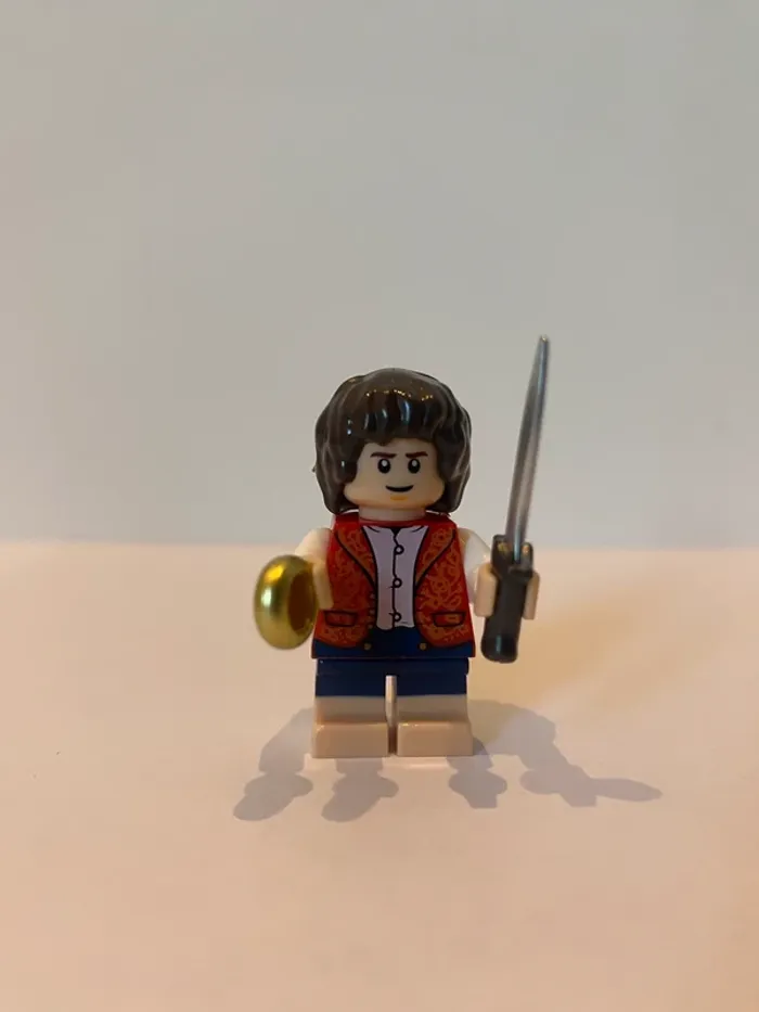 Figurine type lego Frodon et l’anneau de pouvoir. le seigneur des anneaux/Hobbit