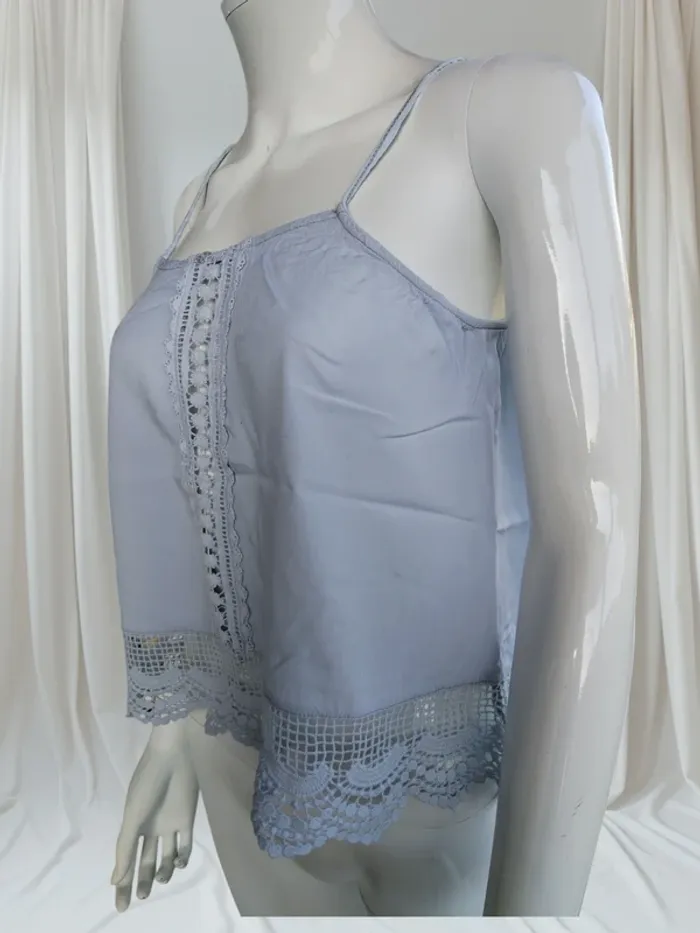 Débardeur Bleu Gris, T.S/M - photo numéro 2