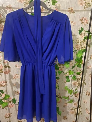 Robe bleu  courte