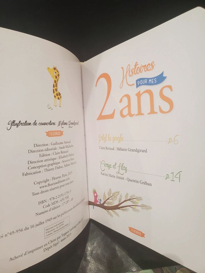 Livre Histoires pour mes 2 ans avec CD - photo numéro 5