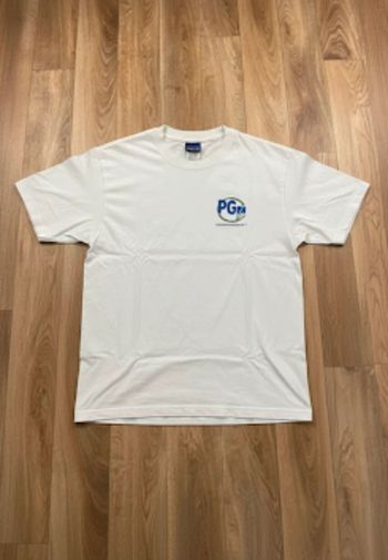 🤍 T-shirt blanc logo PG – Taille XL – Casual & Tendance