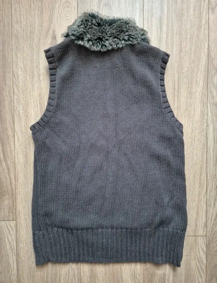 Gilet sans manche  fourrure cecil - photo numéro 2