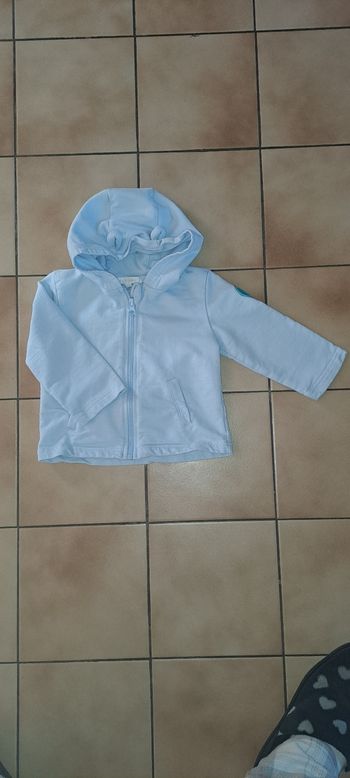 Veste légère bleu ciel