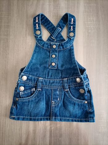 Robe salopette jean Kitchoun 1 mois