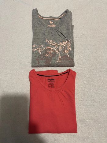 Lot de 2 t-shirt manches longues - lupilu - 110/116 cm