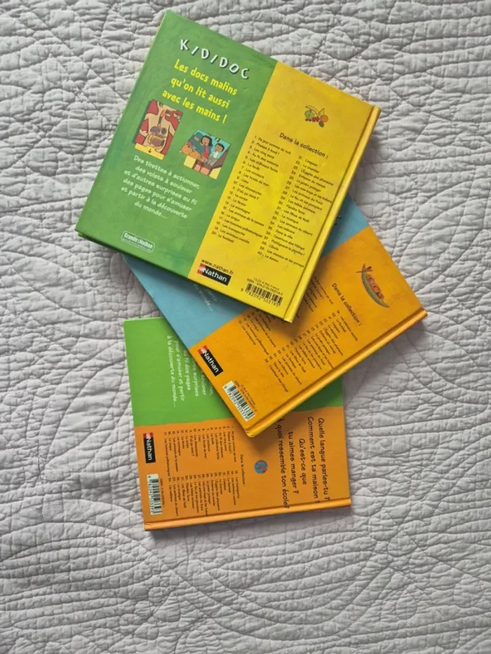 Nathan - lot livres Kididoc - corps enfants egypte - photo numéro 4