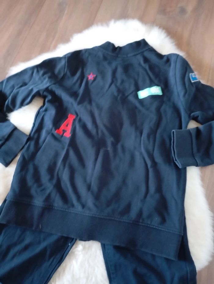 Veste IKKS 🧥 sweat mixte marine 12 ans + pantalon in extenso 10 ans - photo numéro 7