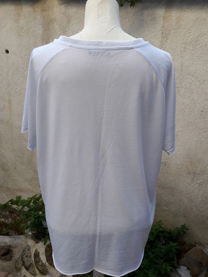 Tee-shirt, large poche tissée plaquée sur la poitrine - photo numéro 3