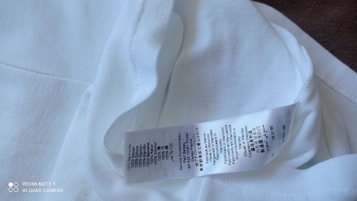 T-shirt blanc Petit Bateau 6 ans neuf sans étiquette - photo numéro 4