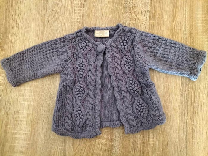 Gilet Mauve 3 mois