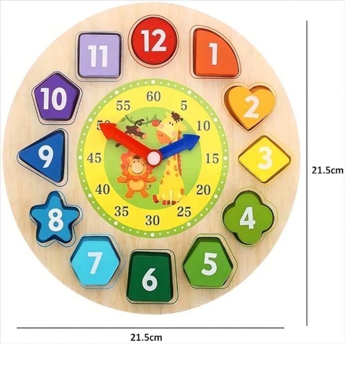 Horloge en bois - photo numéro 2