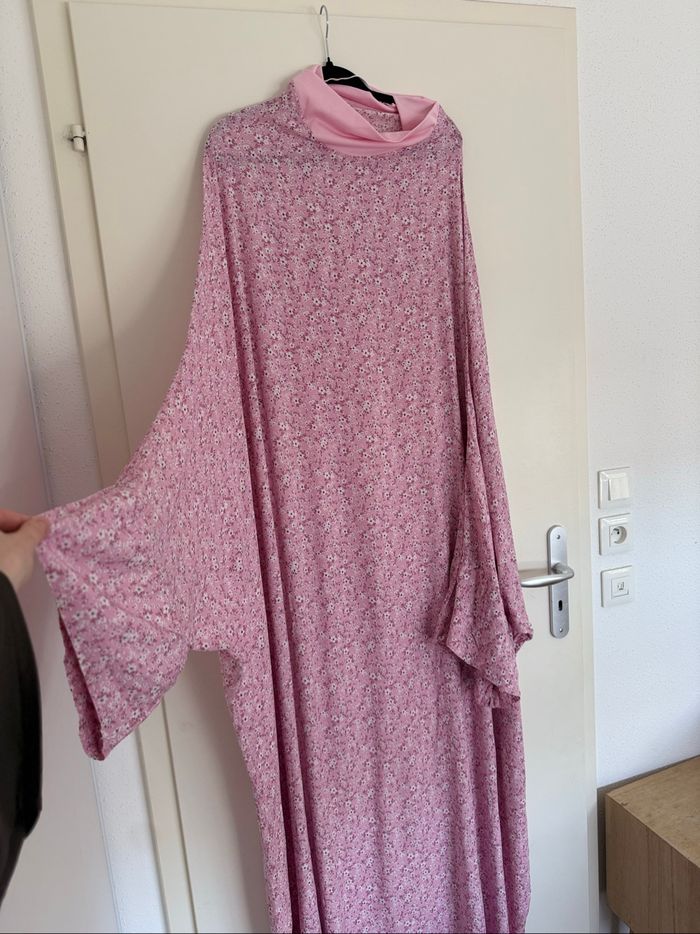 Jilbab de priere à enfiler coton