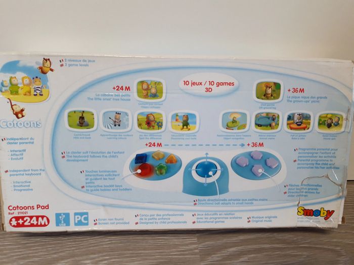 Clavier interactif 10 jeux 3D Cotoons - Smoby - photo numéro 3