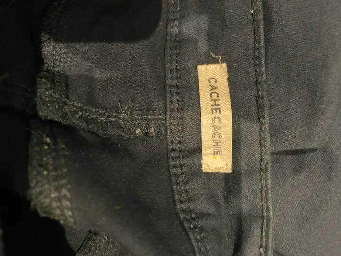 Jean slim bleu marine Cache Cache femme taille 36 en très état - photo numéro 4