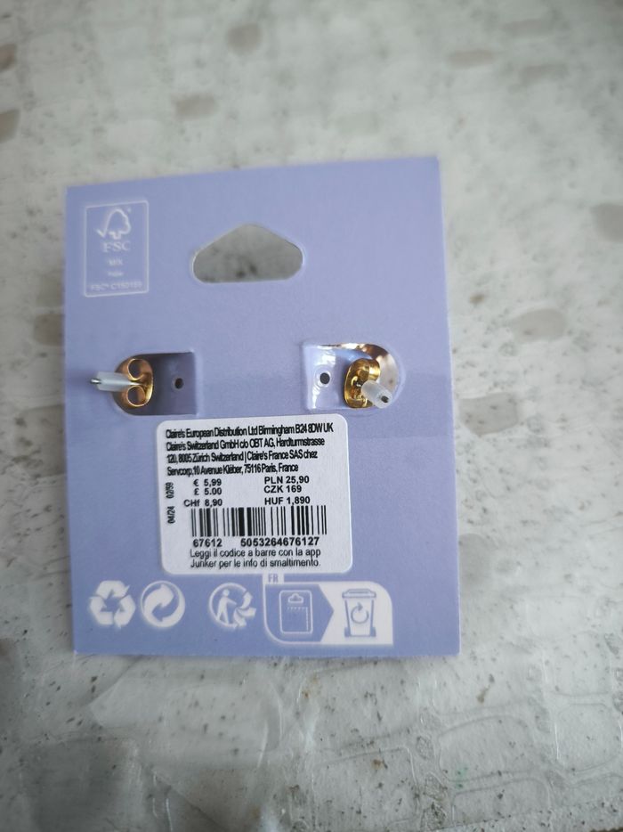 Petite boucle d'oreille neuf - photo numéro 2