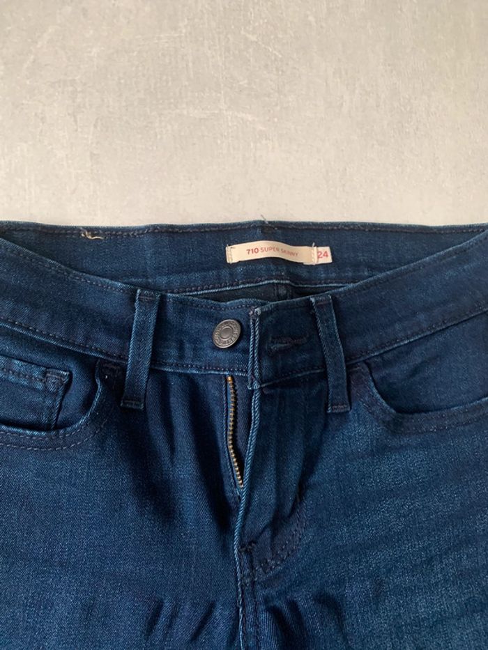 Jean Lévis bleu foncée - photo numéro 3
