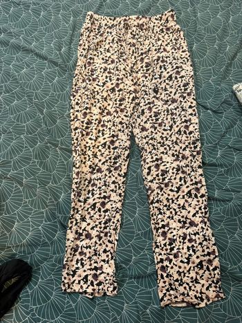 Pantalon léger fleuris/ léopard