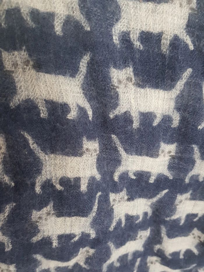 Echarpe motif chats - photo numéro 3