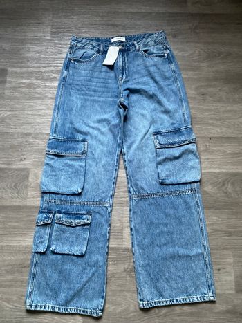 Jean cargo bleu Promod 40