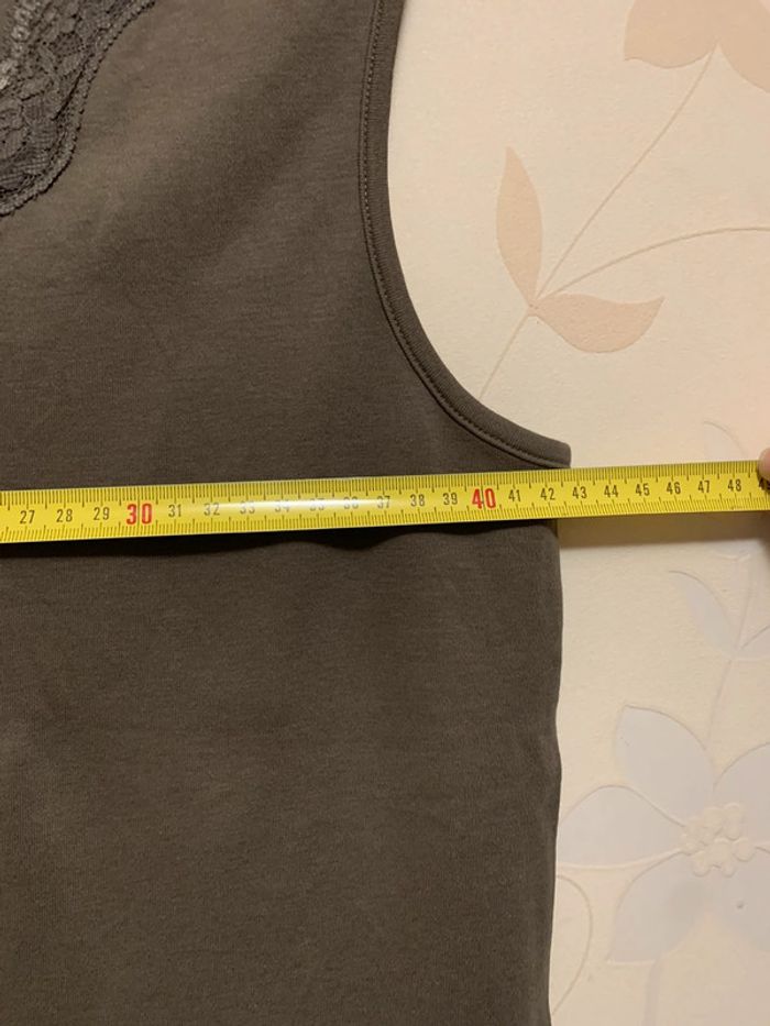 Débardeur vert kaki taille S - photo numéro 6