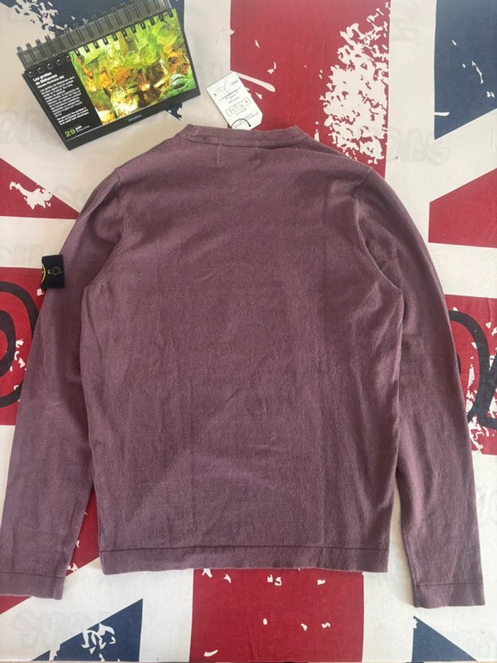 Sweat Stone Island taille S rouge bordeaux - photo numéro 9