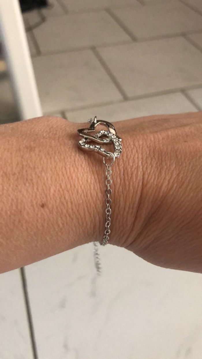 Bracelet coeur entrelacé - photo numéro 4