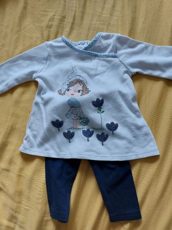 Ensemble fille 3 mois