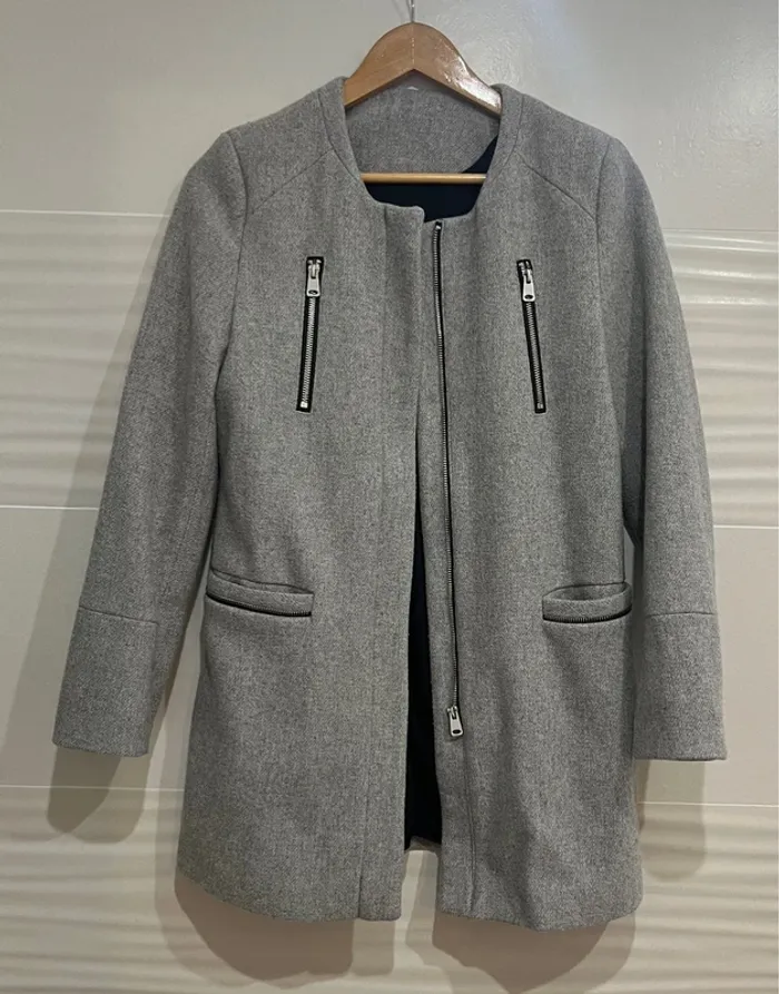 Veste - manteau - gris - Pimkie - taille 36 - photo numéro 11