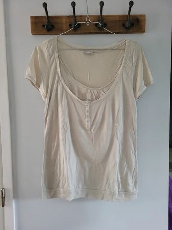 123 un deux trois t-shirt beige taille 38