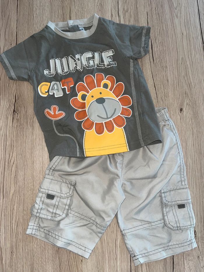 Ensemble 24 mois short + teeshirt