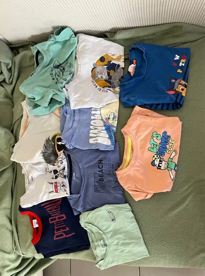 Lot de 10 t-shirt manches courtes 3 ans
