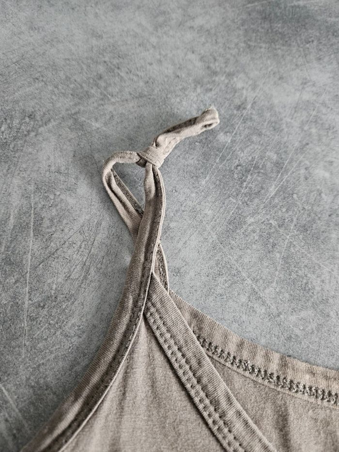 Débardeur à fines bretelles femme - Taille 42 / XL - Kaki - photo numéro 5