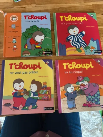 Lot 4 livres t choupi