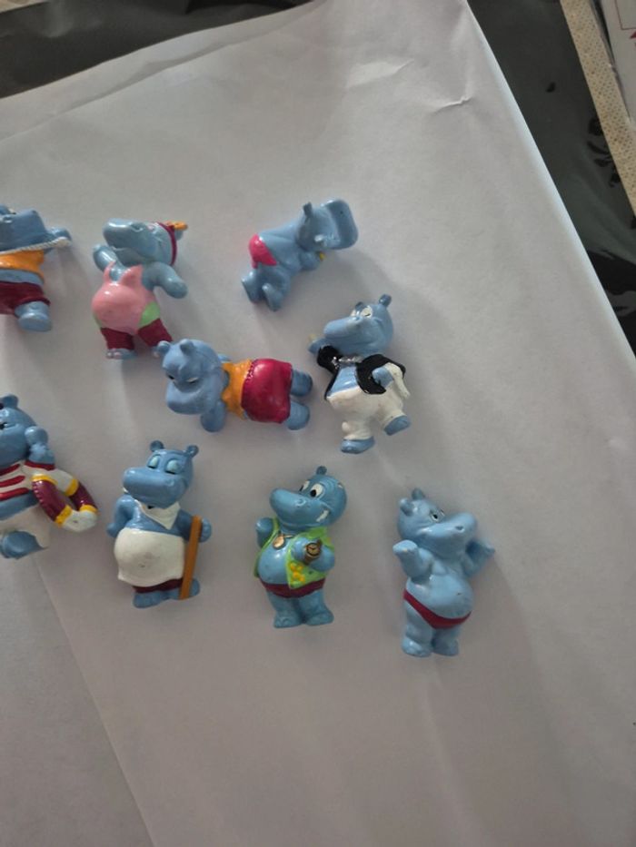 Lot de 9 figurines hippopotame - photo numéro 3