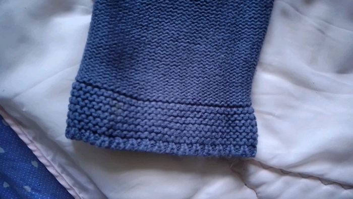 Pull en coton bleu marine - photo numéro 9