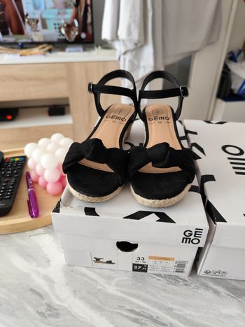 Sandales compensées fille taille 33