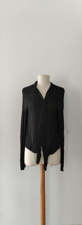 Gilet noir manches longues Bonobo femme taille M bon état