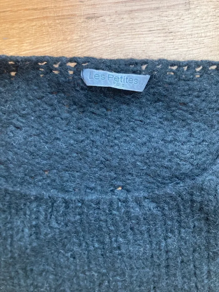 Pull maille noir - photo numéro 2