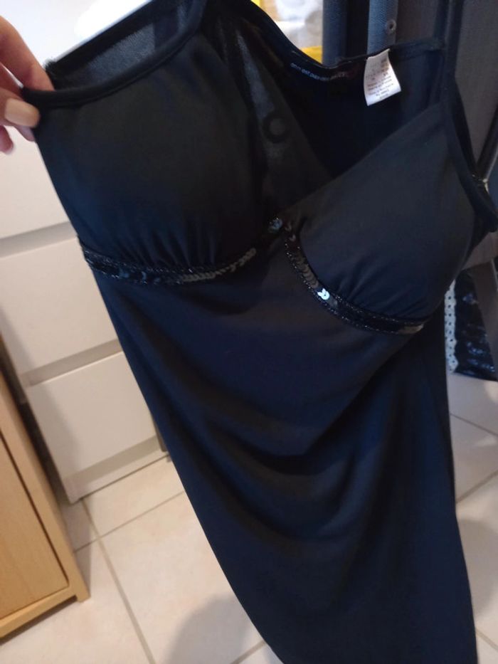 Nuisette "on est pas des anges" femme noire - photo numéro 5