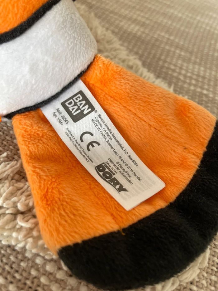 Peluche doudou interactif 31cm Disney le monde de nemo poisson orange neuf - photo numéro 5
