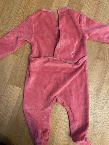 Pijama velours 6 mois